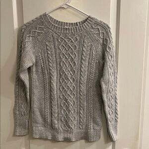 GAP Light Gray Knit Sweater